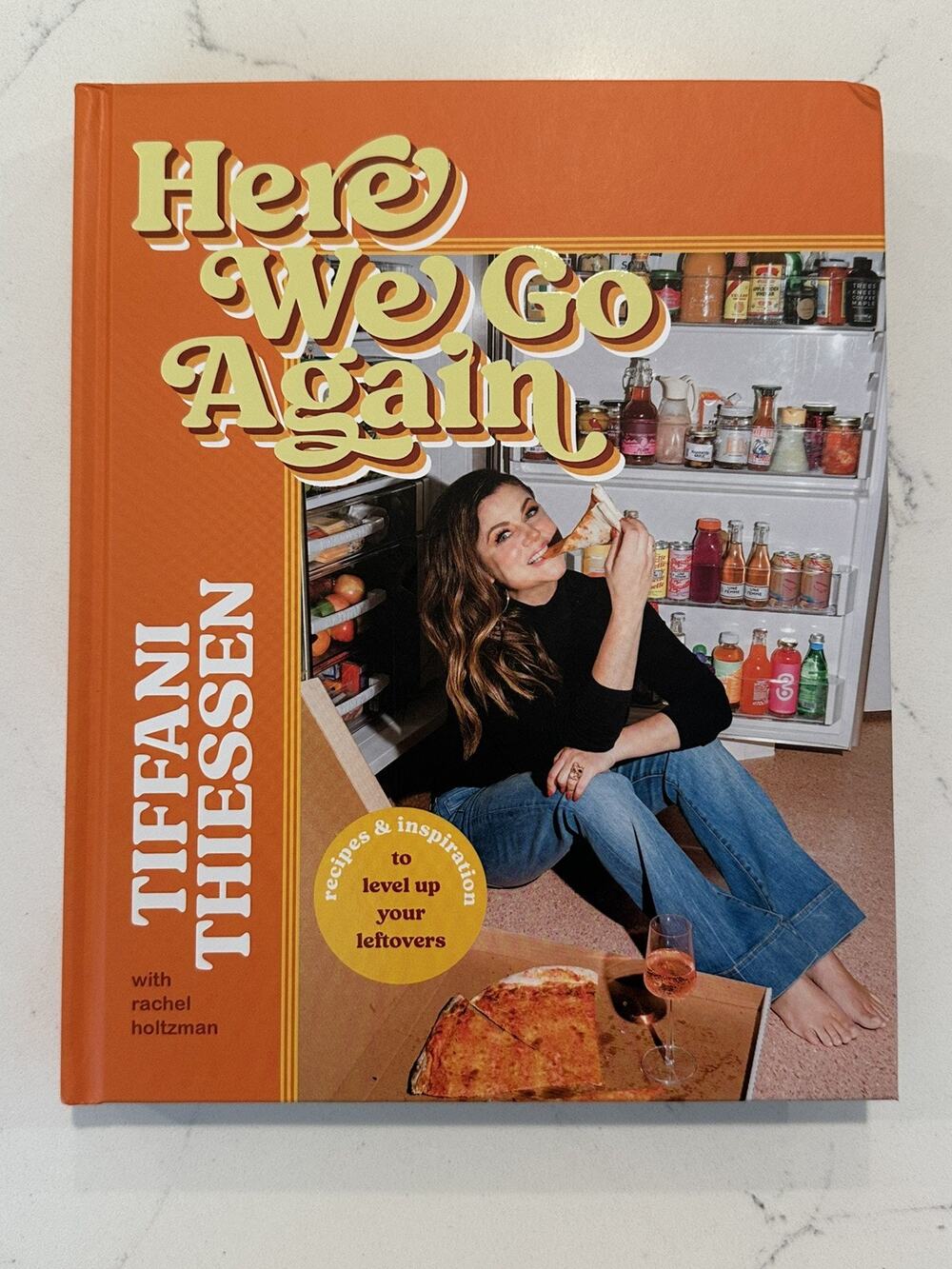TIFFANI THEISSEN "HERE WE GO AGAIN" COOK BOOK SIGNED RARE 100% AUTHENTIC